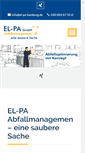 Mobile Screenshot of el-pa-hamburg.de